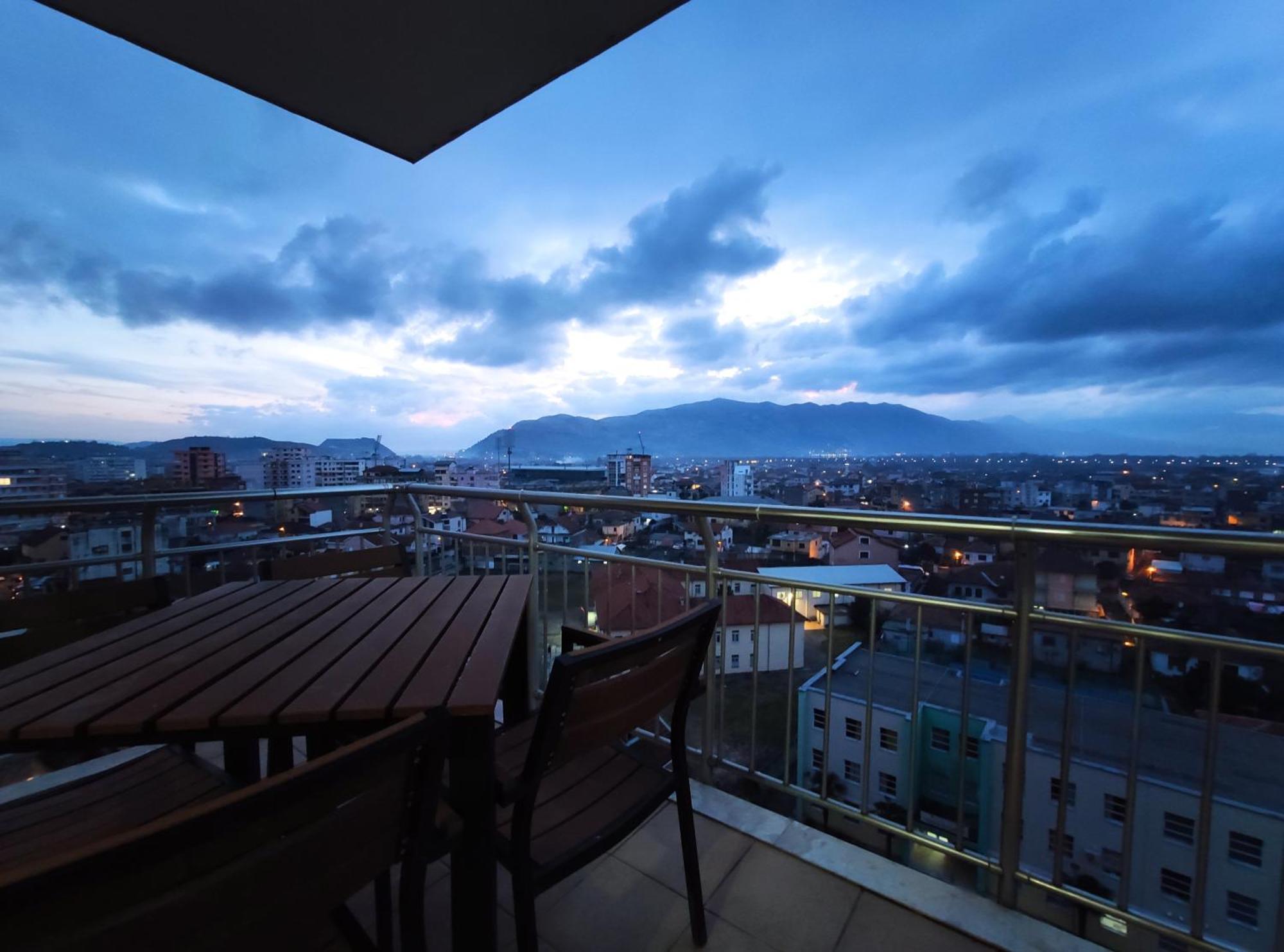 Sunset View Apartment Shkoder Rooftop Exterior foto